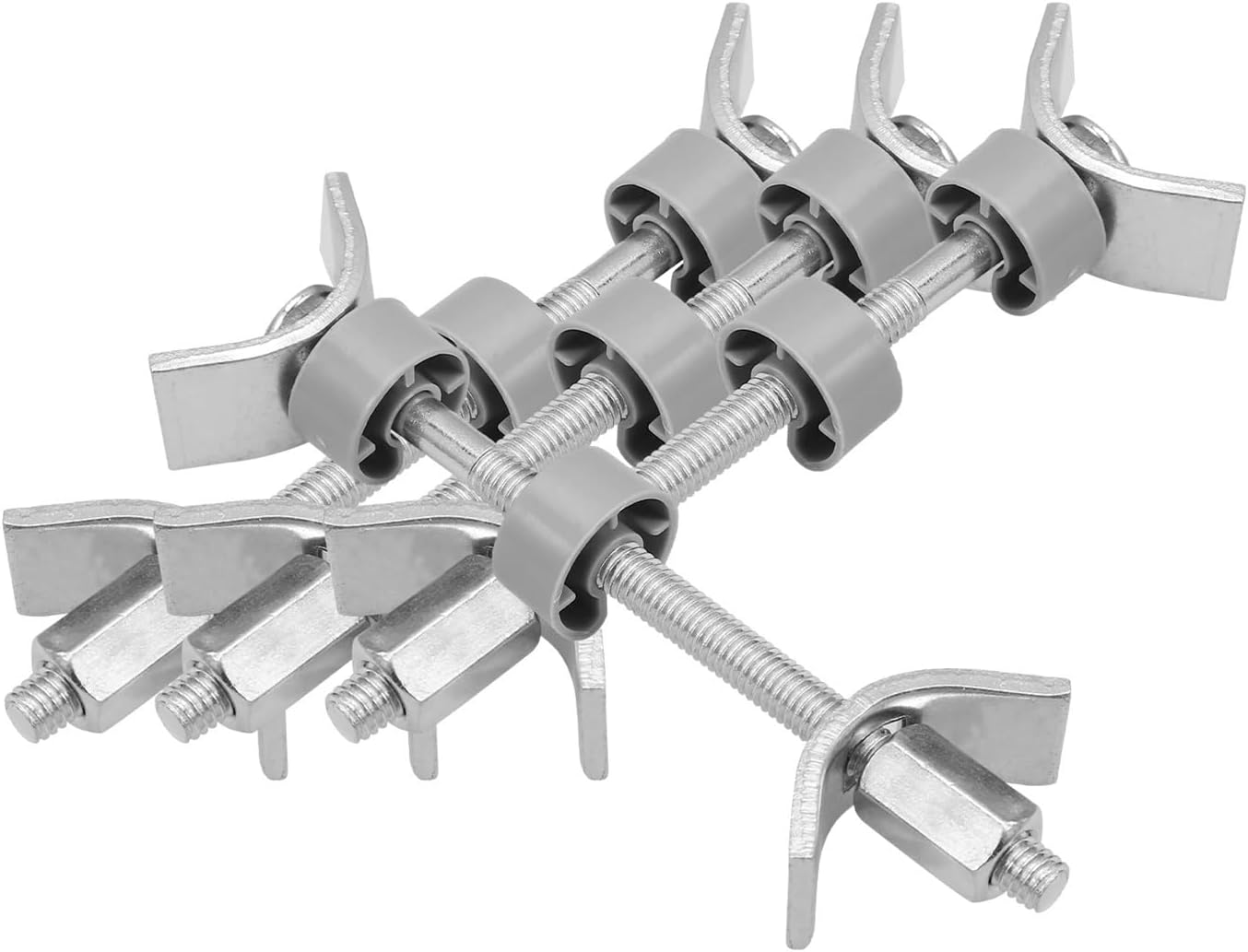 4pcs Metal Connector Heavy Duty Benchtop Thread Bolt Countertop Joiner Furniture Accessory Kitchen Worktop Joint Steel Material