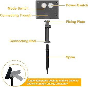 Solar Lights Outdoor Garden Total 240LED 80FT Garden Lights Solar Powered Waterproof 8 Modes for Patio/Yard/Tree/Gazebo/Terrace/Party/Wedding, 40Ft*2 120LED*2 for Christmas - Warm White [Energy Class F]