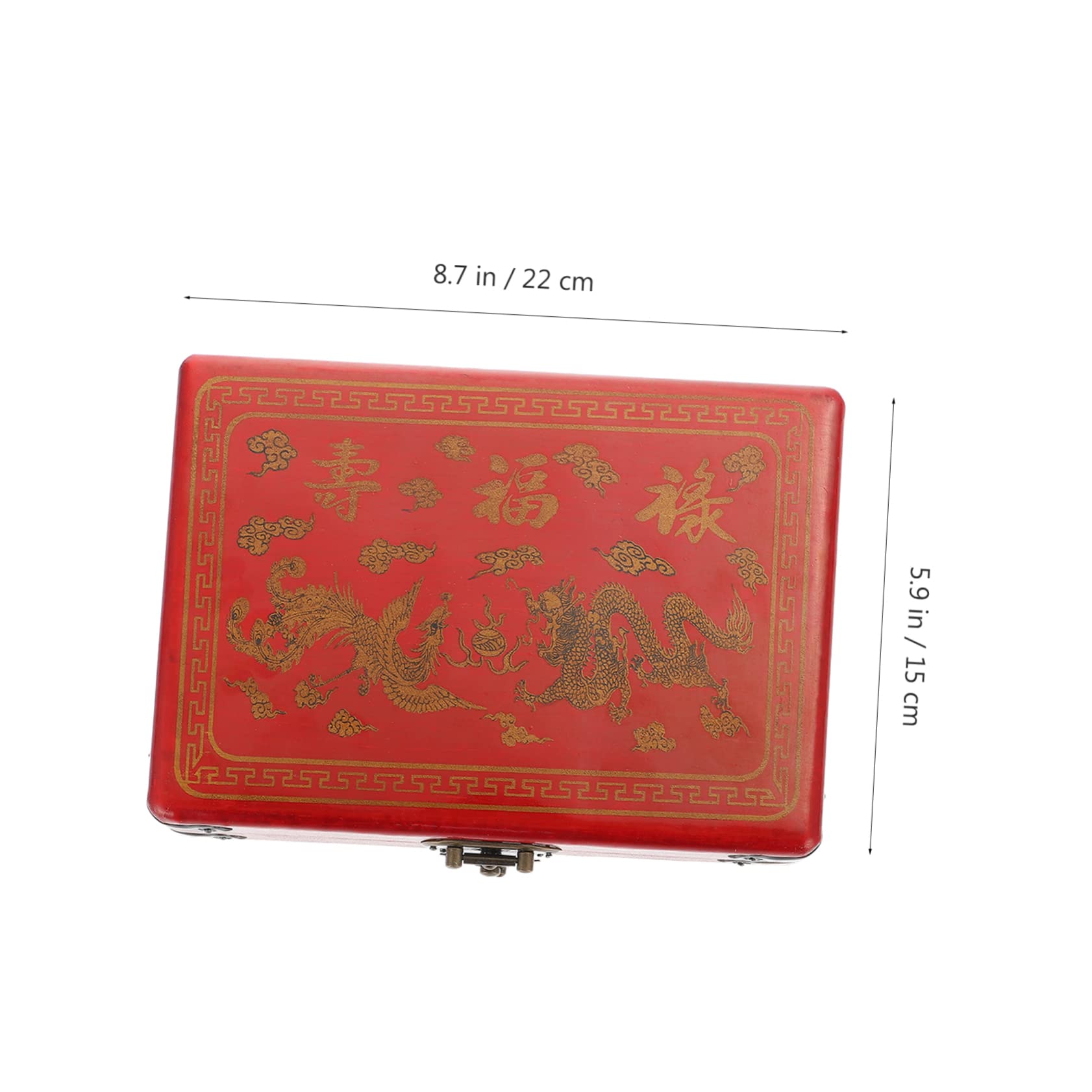 VICASKY Jeu de Mahjong Chinois Portable pour Voyages Camping avec Tuiles Numérotées