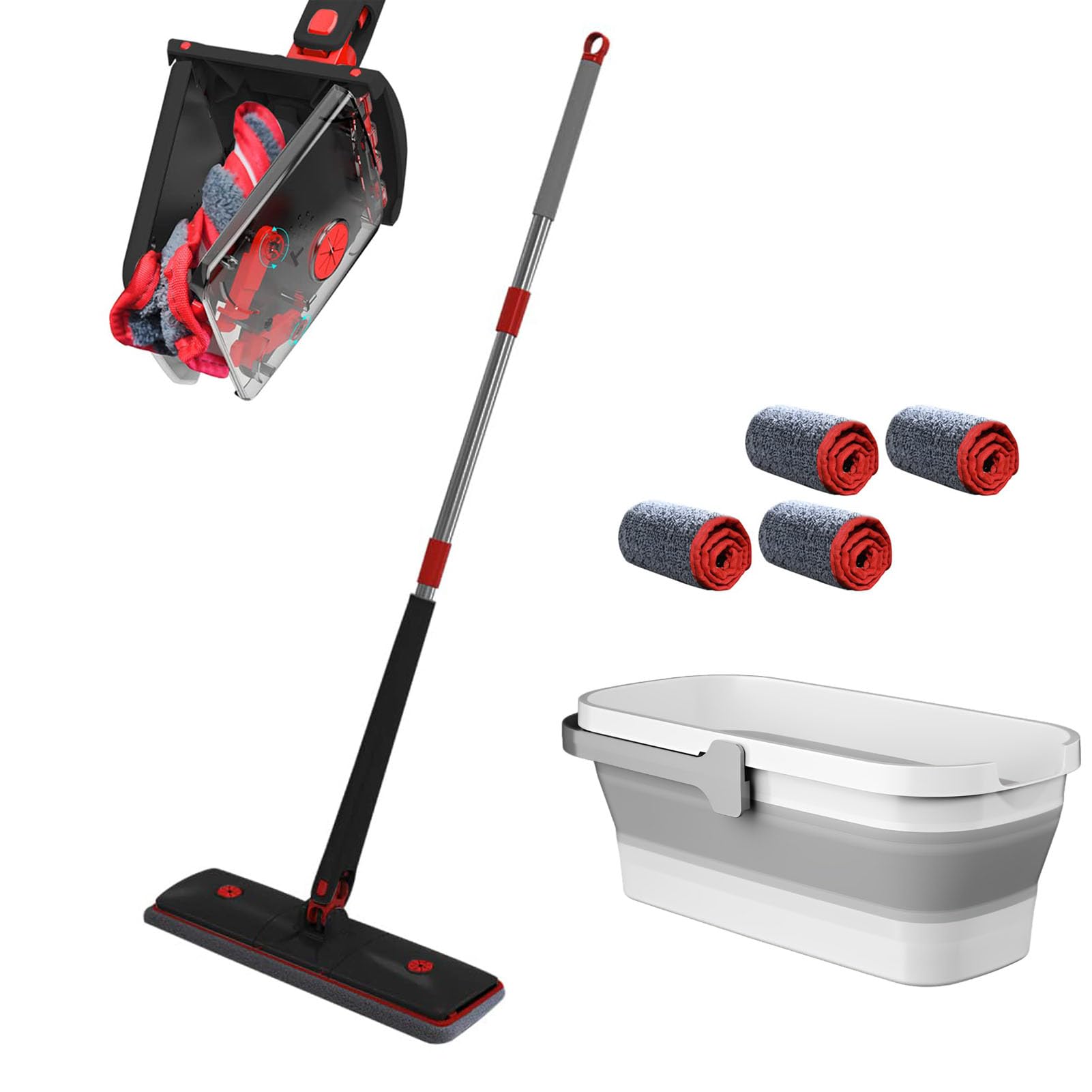 Trade Shop - Scopa Ricambio Colorata Per Pulizia Casa Pavimenti Interni Con Setole Medie 85900413 - Foto 9