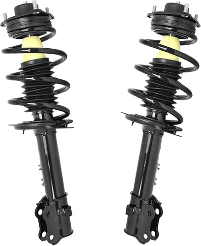 Miniatura 356 de Detroit Axle - Amortiguadores RWD para Chrysler 300 Dodge Magnum 06-10 Charger 05-10, 2006 2007 2008 2009 2010 Completo 2 puntales delanteros con