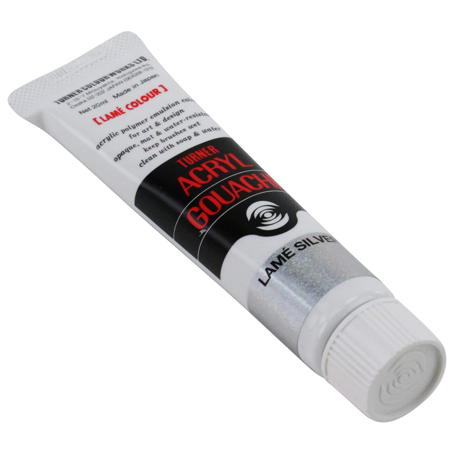 Amazon | ターナー色彩 アクリルガッシュ ラメシルバー AG020233 20ml