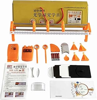 Optical Bench Kit, Complete Teaching Equipment, DIY Students Education Toys, Optical Learning Instruments F Light Source Science Exploration Toy