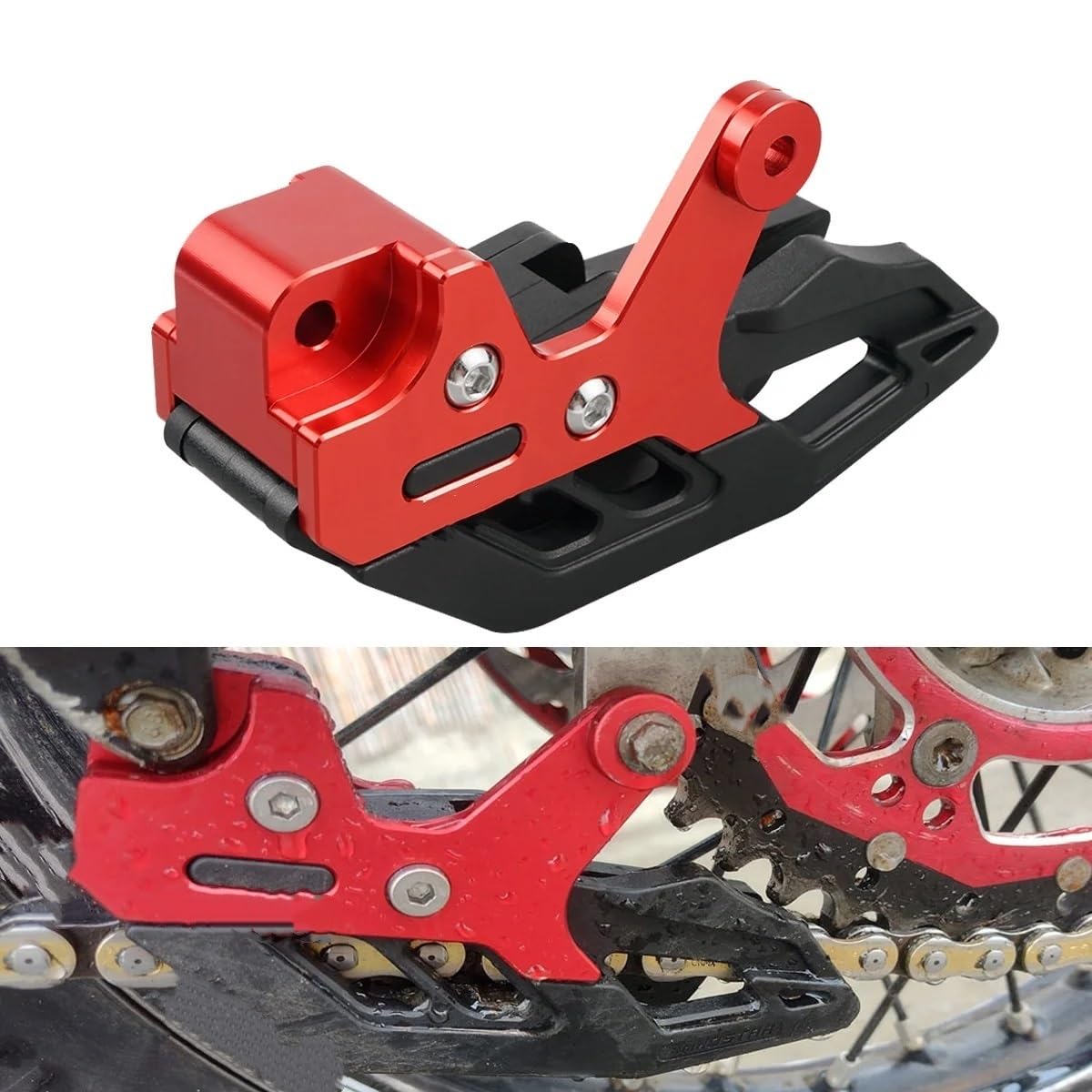 Osłona łańcucha Prowadnica Łańcucha Pasuje Do Xtrainer 300 250 RR 125 200 350 390 400 430 450 480 RM RS 525 Motocyklowego Łańcucha Ochraniacz