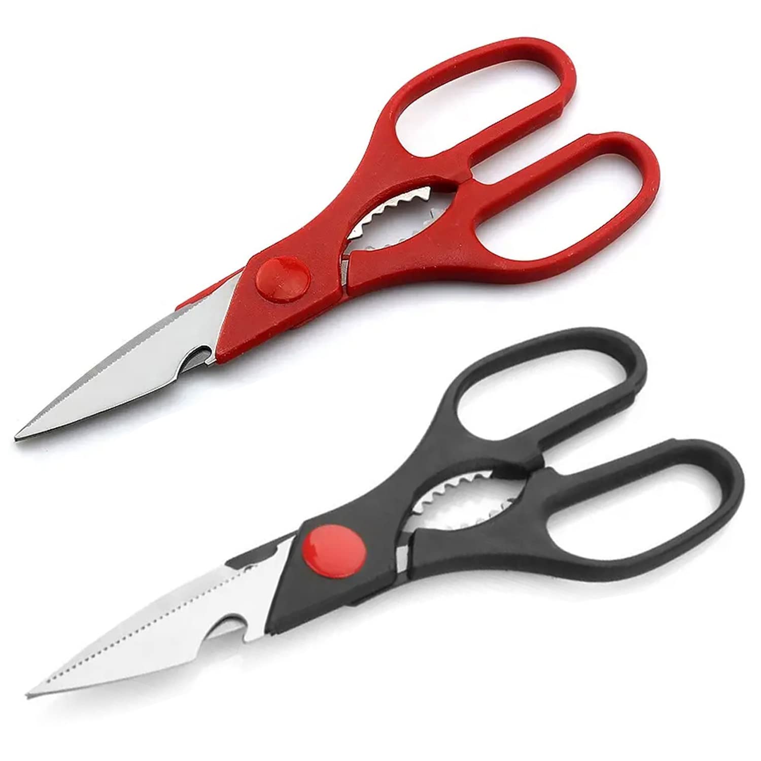 TECHBLAZE 8 Inch Scissors for Kitchen Use Stainless Steel Fish Cutting ...