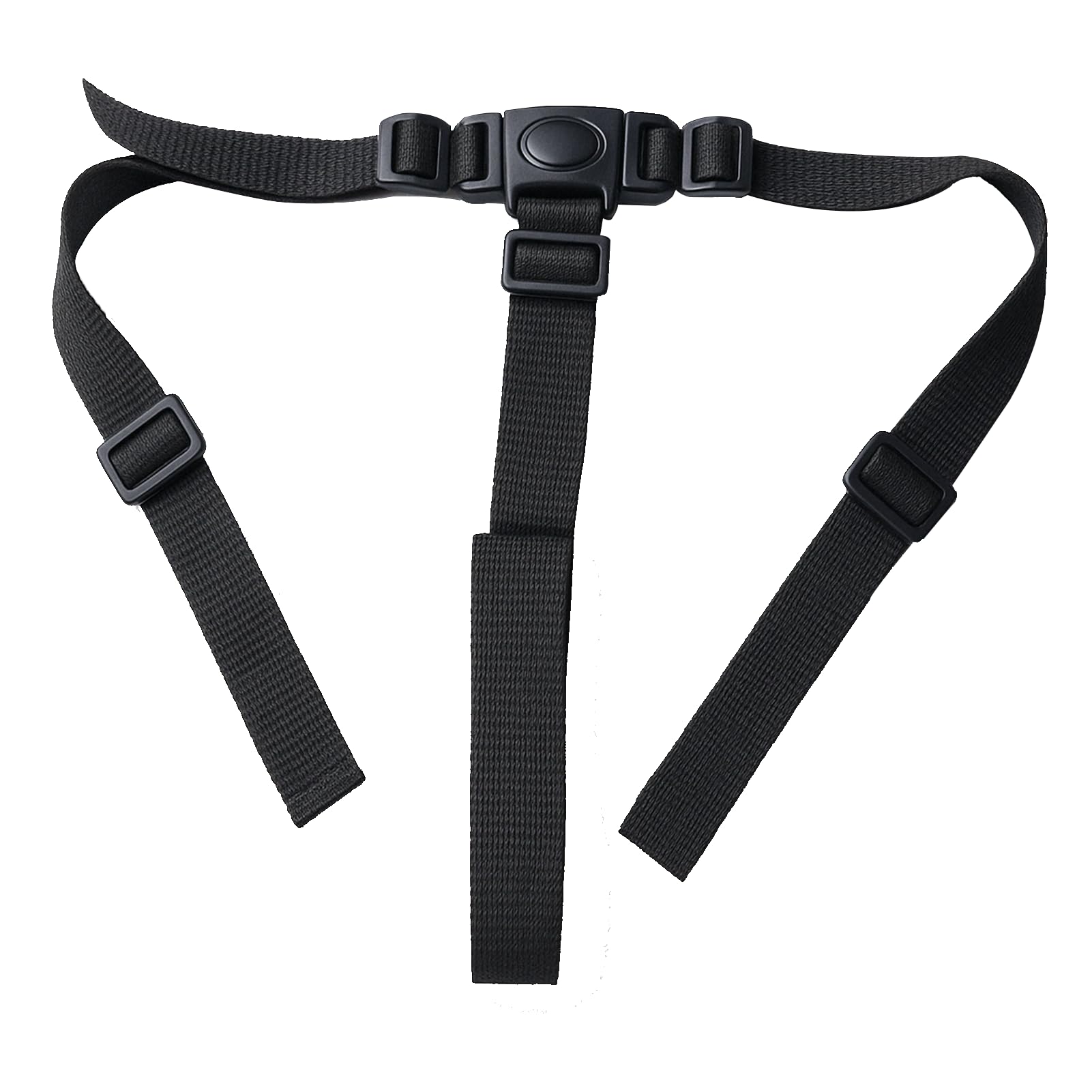High Chair Straps, High Chair Harness Compatible with IKEA, Harness Safety Belt, Adjustable Baby Kid Safe Belt, Spare Parts 3 Point Safety Straps for IKEA Antilop Protect Children's Security(Black)