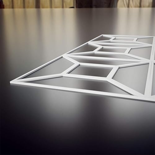 Miniatura 6 de Ekena Millwork 23 38 pulgadas de ancho x 23 38 pulgadas de alto x 38 pulgadas de alto x 38 pulgadas de alto. Paneles de pared decorativos grandes