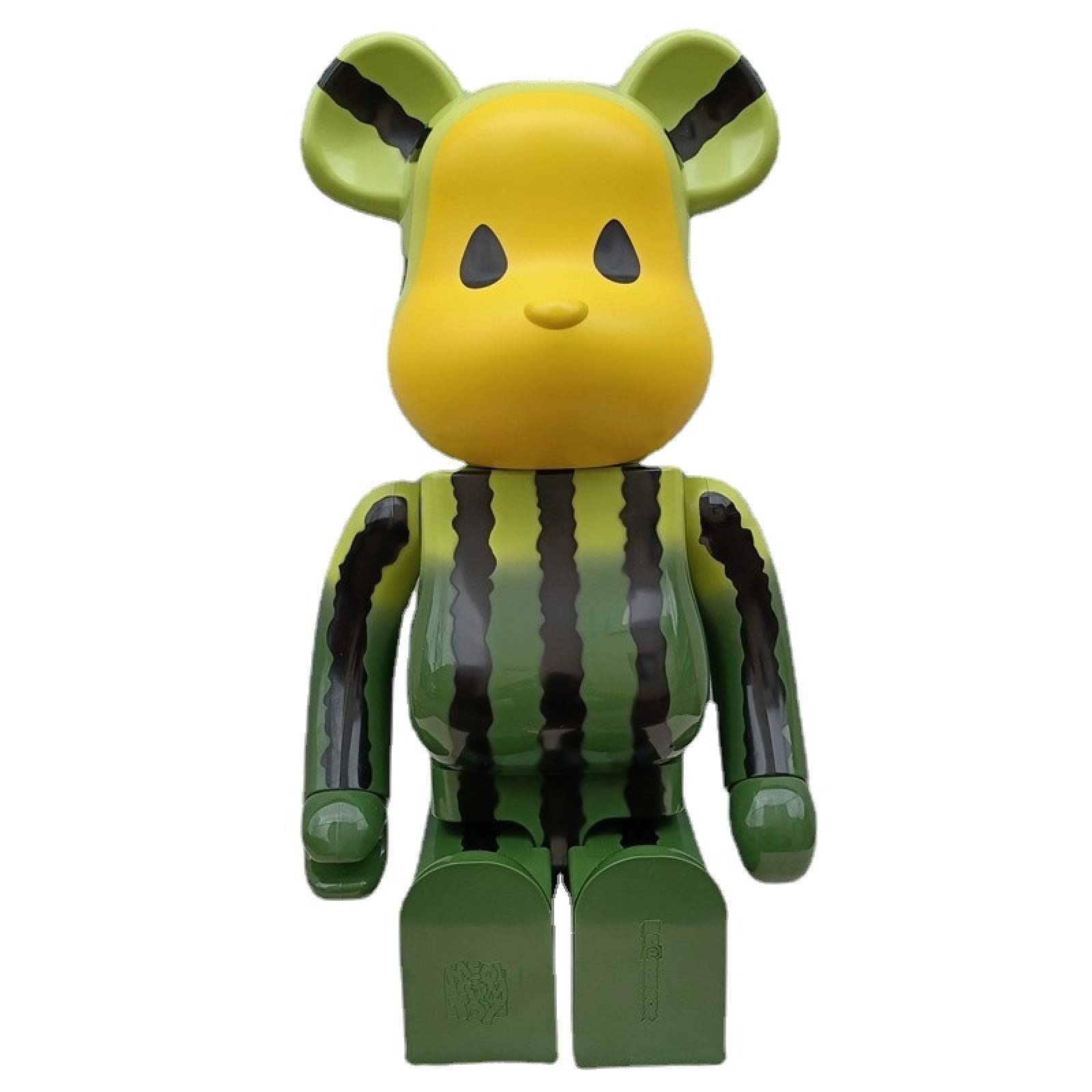 IPKIKIFashion Bearbrick, 400% Watermelon Violent Bear Building Blocks, Handmade Collectible Toy Gift Fashion Sculpture