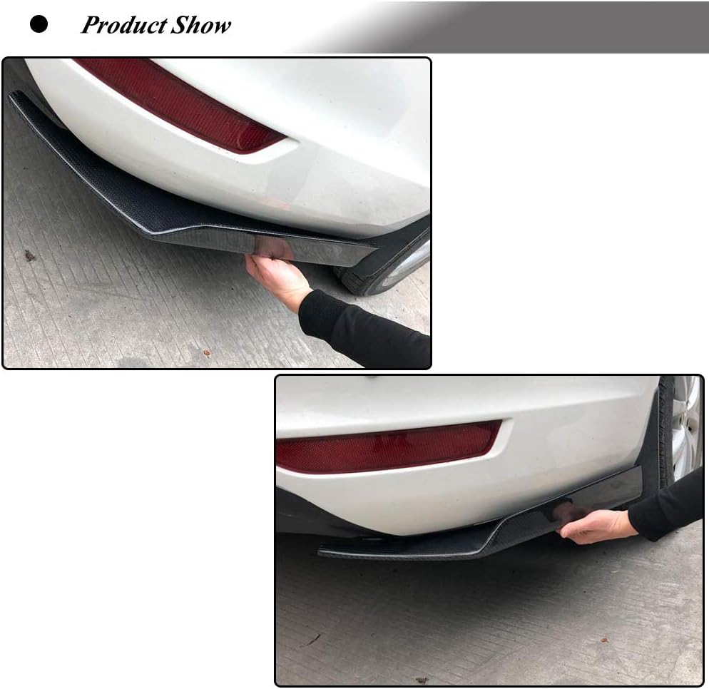 Rear Bumper Splitters Fits for BMW E90 E92 E93 F30 F32 F33 for Subaru Toyota for Benz W204 W205 for Universal Vehicle