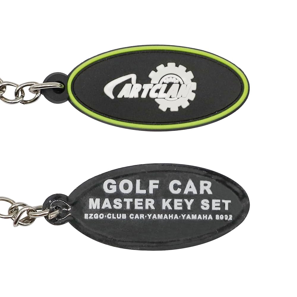 Amazon.co.jp: CartClan ゴルフカートキーセット(4個)、EZGO