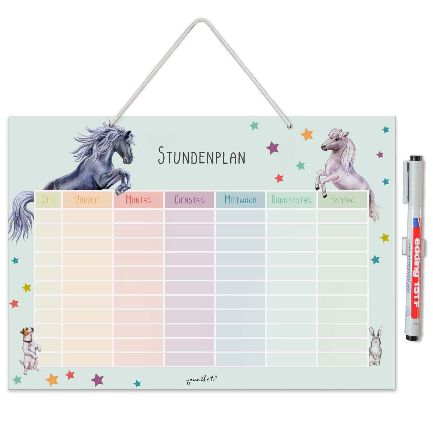 Younikat Emploi Du Temps Effaçable à Suspendre I Gaming I