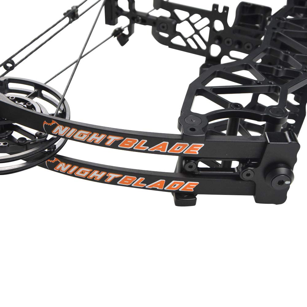 Arc composé de chasse à l'arc catapulte arc de chasse à double usage 13,6 à 25 kg catapulte réglable en acier pour droitier gauche arc extérieur chasse pêche (arc uniquement