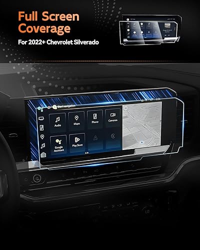 Vista 71 de CDEFG Cristal templado para Chevrolet Silverado/GMC Sierra 2025, pantalla táctil de 13.4 pulgadas, accesorios para Chevy Silverado/Sierra 1500