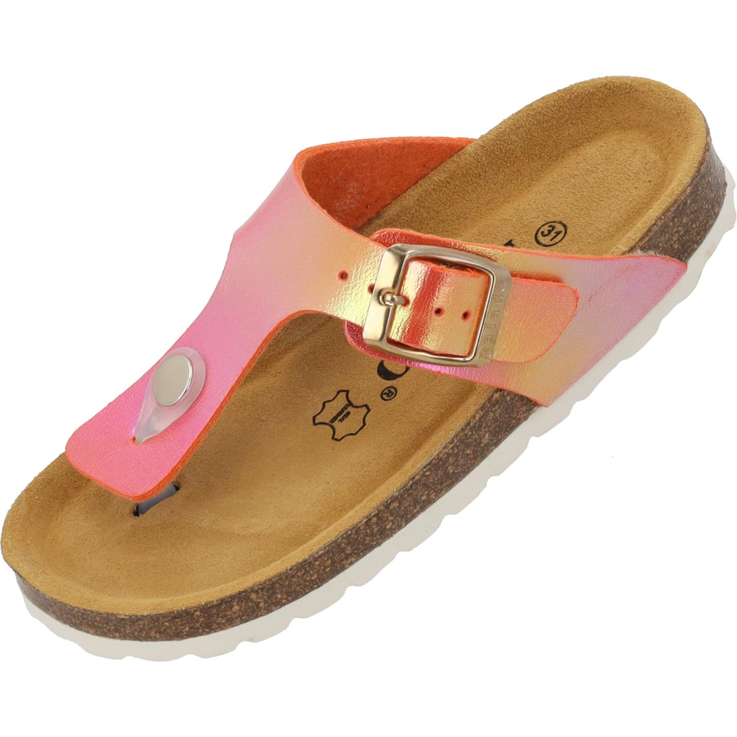 Palado Zehentrenner Mädchen Kids Kos G Keops – coole Pantoletten - bequeme Hausschuhe mit trendigen Farben - modische Sommerschuhe