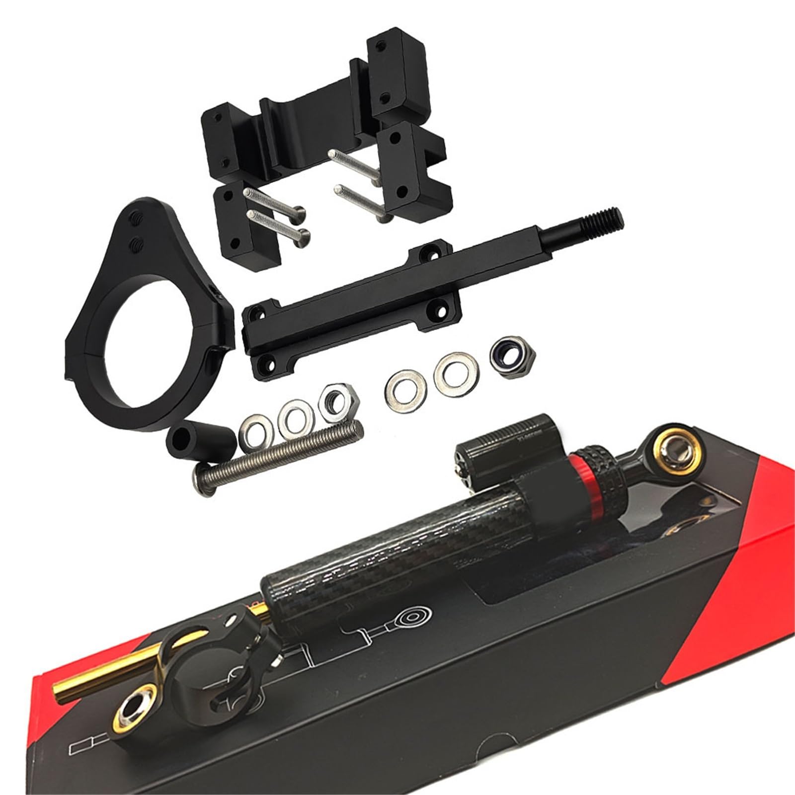 For Kukirin G2 Master Scooter Stabilizer Steering Damper Mounting Electric Aluminum Alloy Modification Bracket Kit