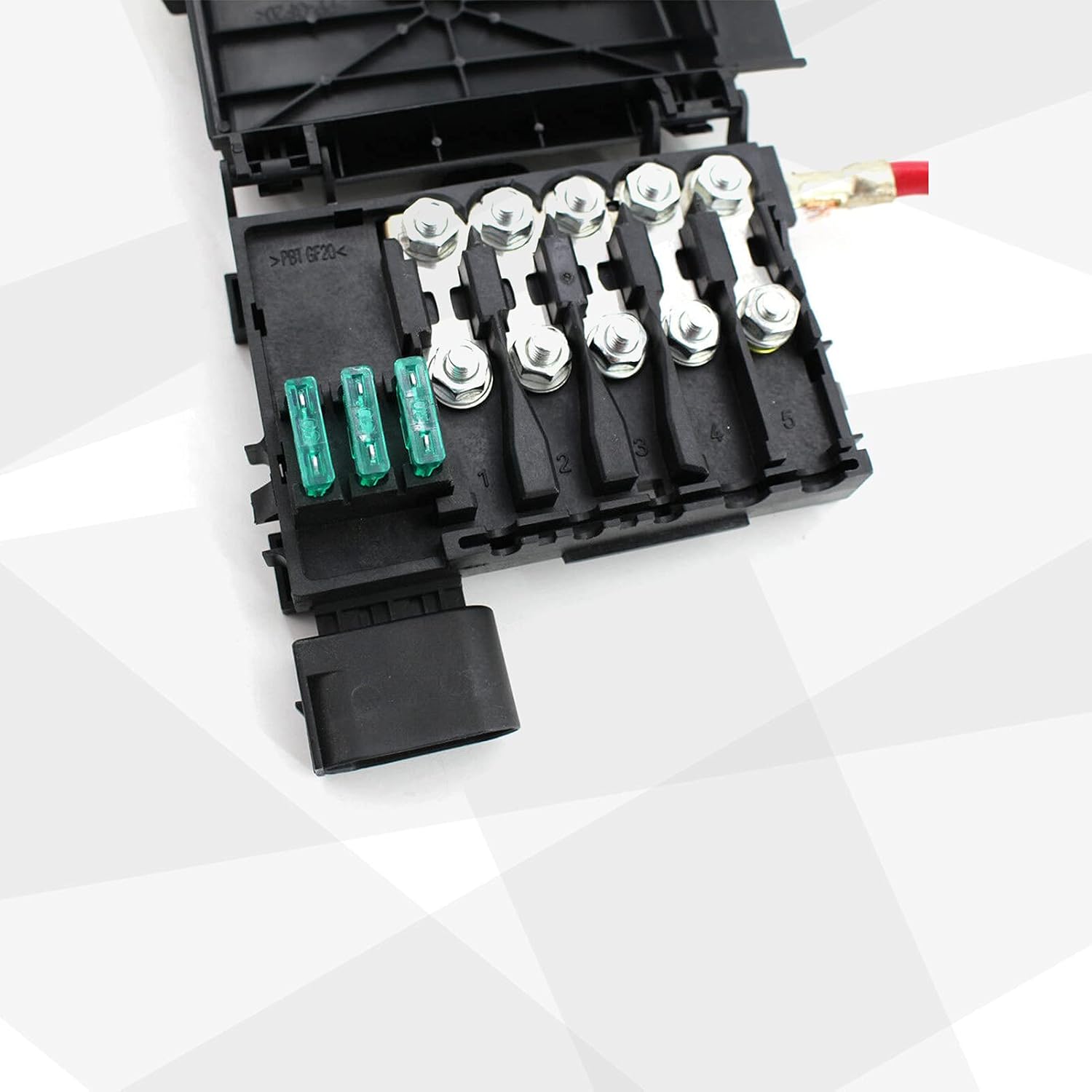 Fuse Box Battery Terminal - Replaces 1J0937617D, 924-680, 1J0-937-617 - Compatible with Golf, Jetta, Beetle, 1999-2006