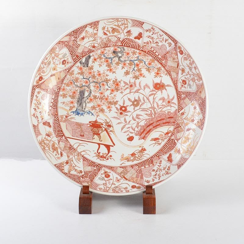 ボヘミアガラス 飾り皿 大皿 直径35cm ボヘミアンガラス ボヘミアン