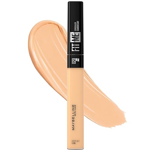 Maybelline New York Fit Me - Maquillaje corrector líquido, cobertura natural, ligero, oculta, cubre sin aceite, tono Sand (arena), 1 unidad (el