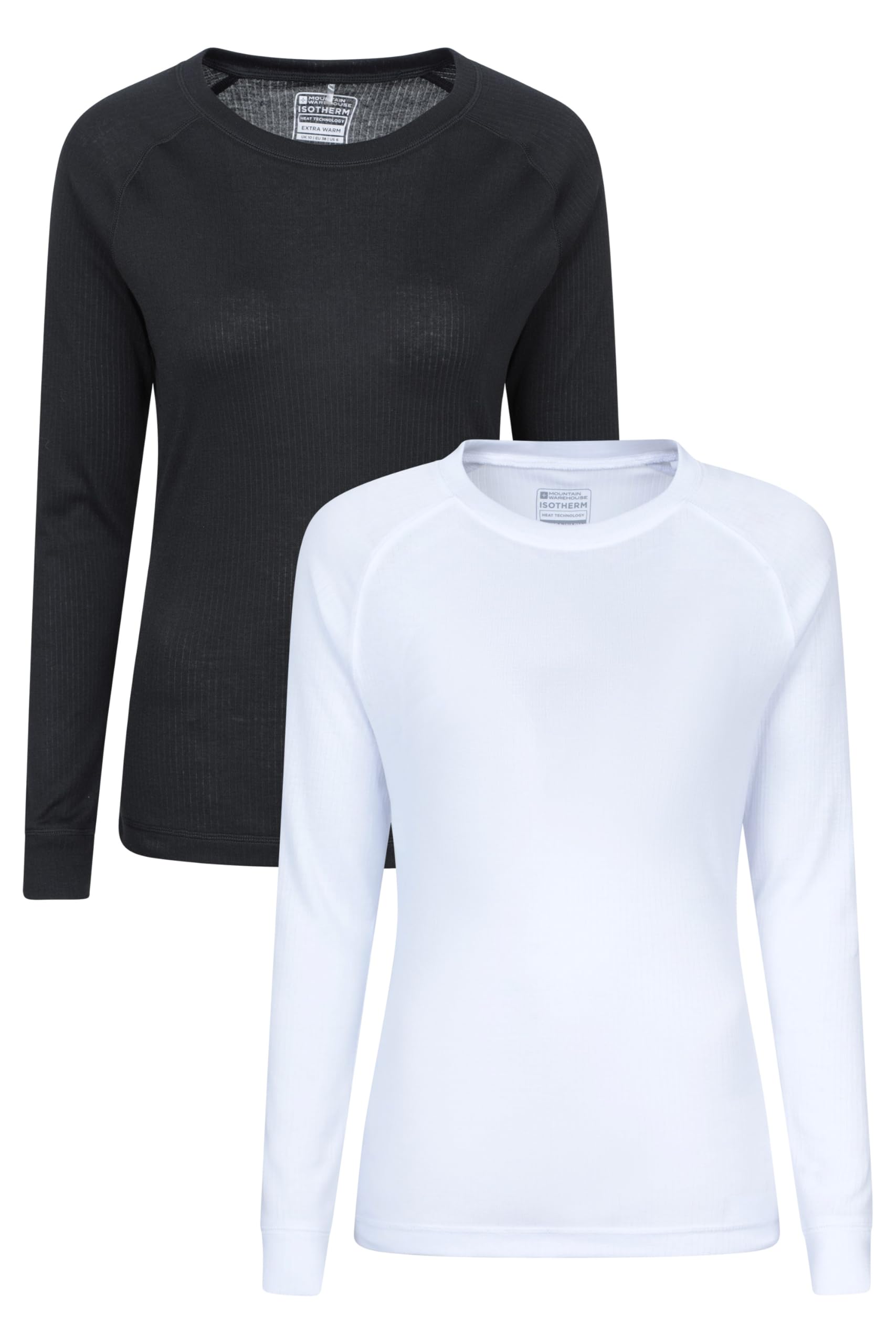 Mountain Warehouse Talus Womens Thermal Baselayer Top | Lightweight & Comfortable Long Sleeve Thermal T-shirt, Warm & Moisture Wicking & Quick Dry Skins for Active Wear & Winter