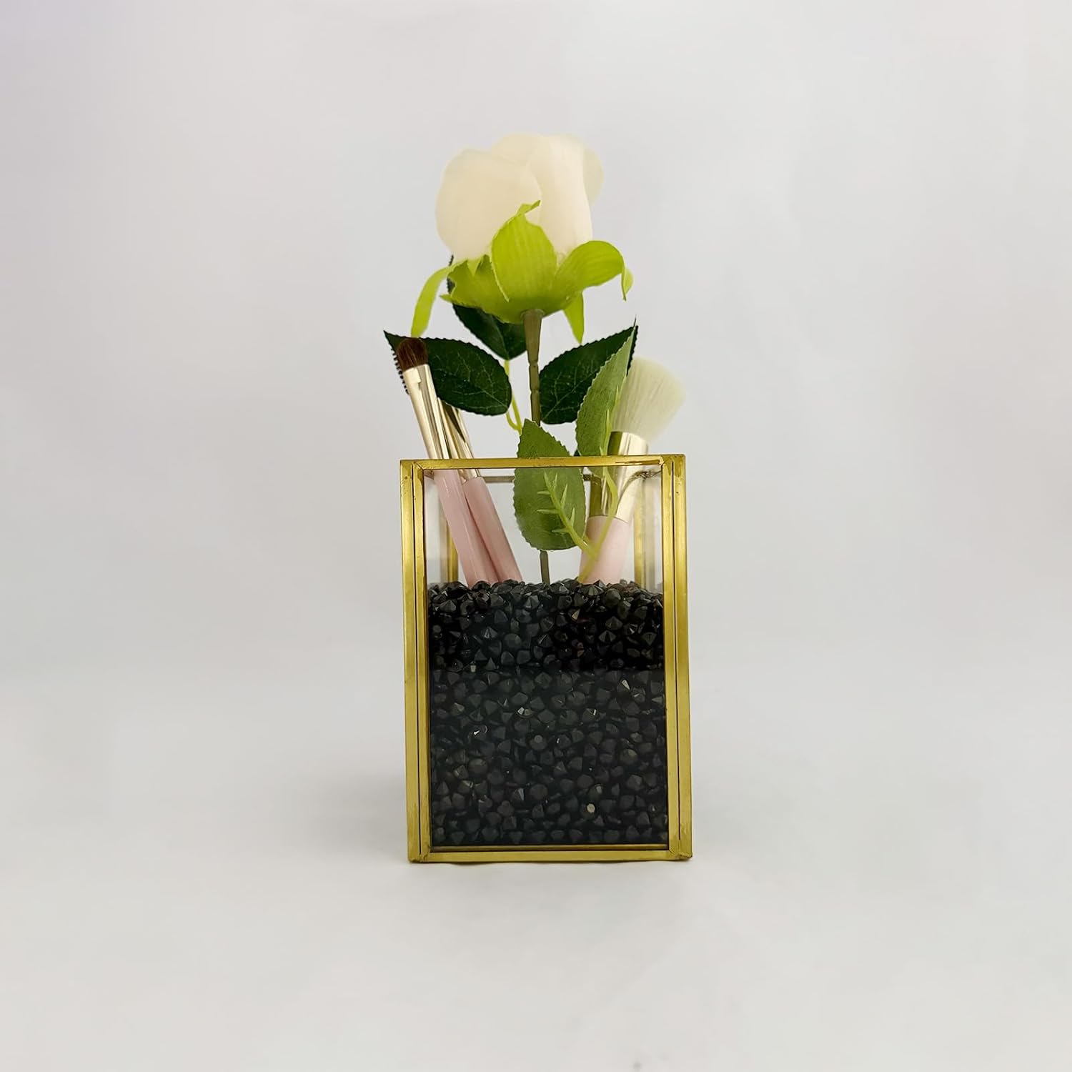 5000 pcs/Pack Wedding Table Scatter Confetti Crystals Acrylic Diamonds 6 mm Rhinestones for Wedding, Bridal Shower, Vase Beads Decorations (6mm, Black) - Image 3