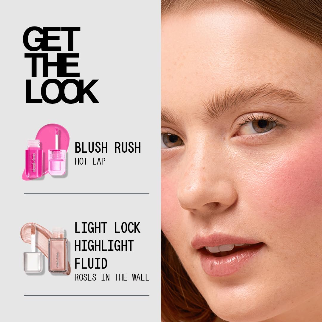 about-face Blush Rush Liquid Blush – Hydrating, Buildable Formula with Jojoba Oil, Hyaluronic Acid, and Squalane – Long-Lasting Dewy Finish – Vegan & Cruelty-Free (Hot Lap – Pink) - Image 7