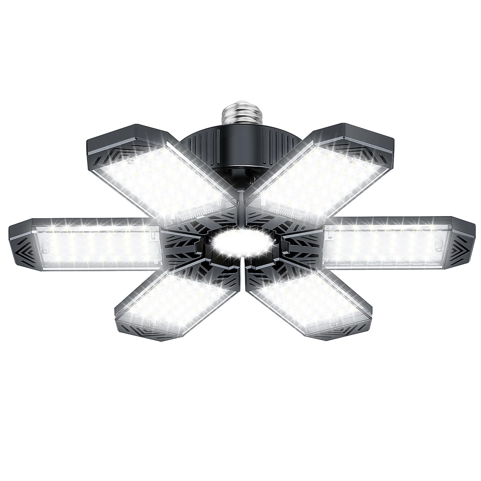 LED Garage Light - 200W 20000LM Garage Lights Ceiling LED 6500K Shop Lights Screw in E26 E27 Bulb