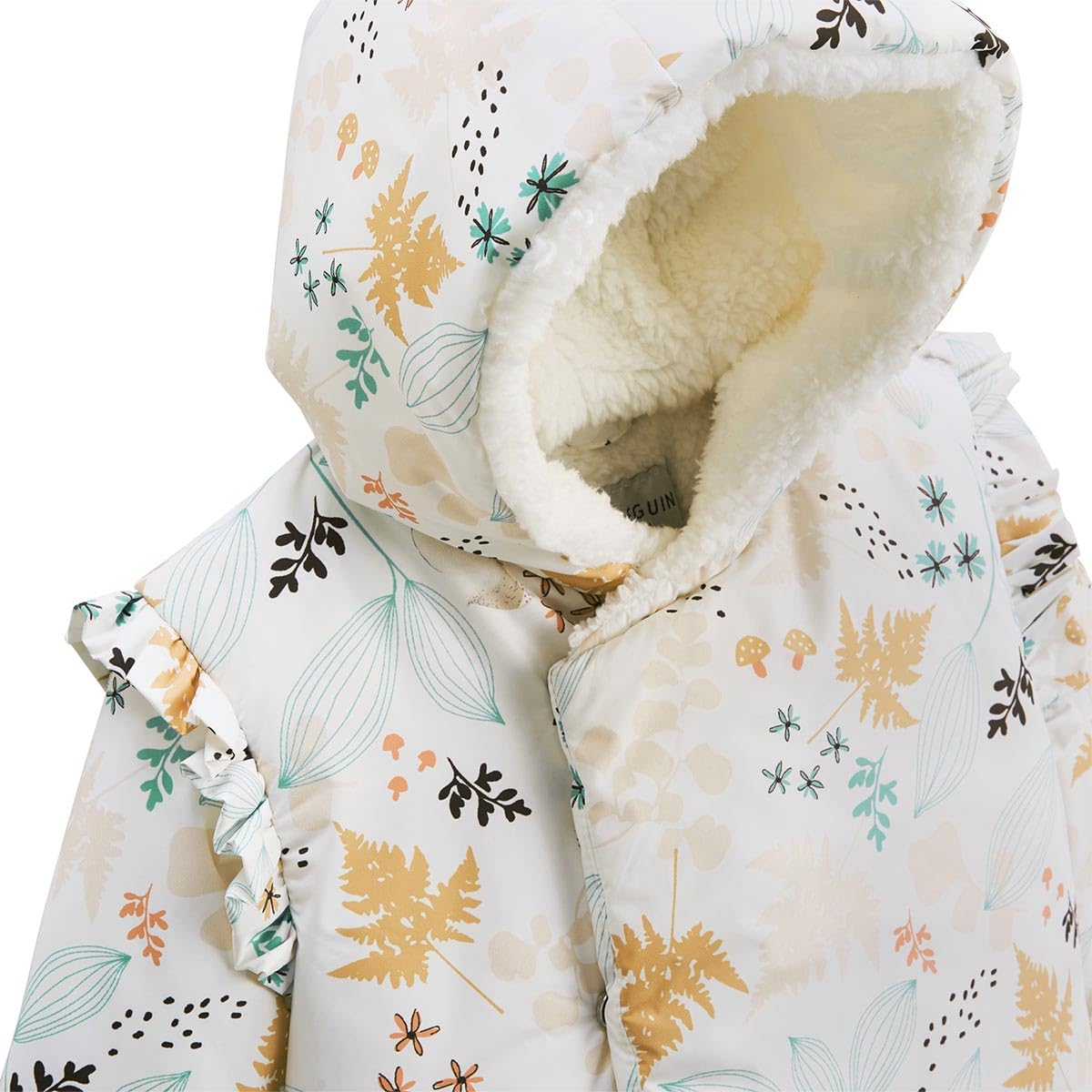 Petit Béguin - Doudoune bébé imperméable doublée sherpa avec capuche Bloom