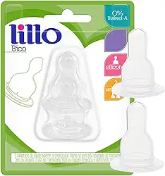 Bico Para Mamadeira Natuform Silicone, Lillo, Transparente