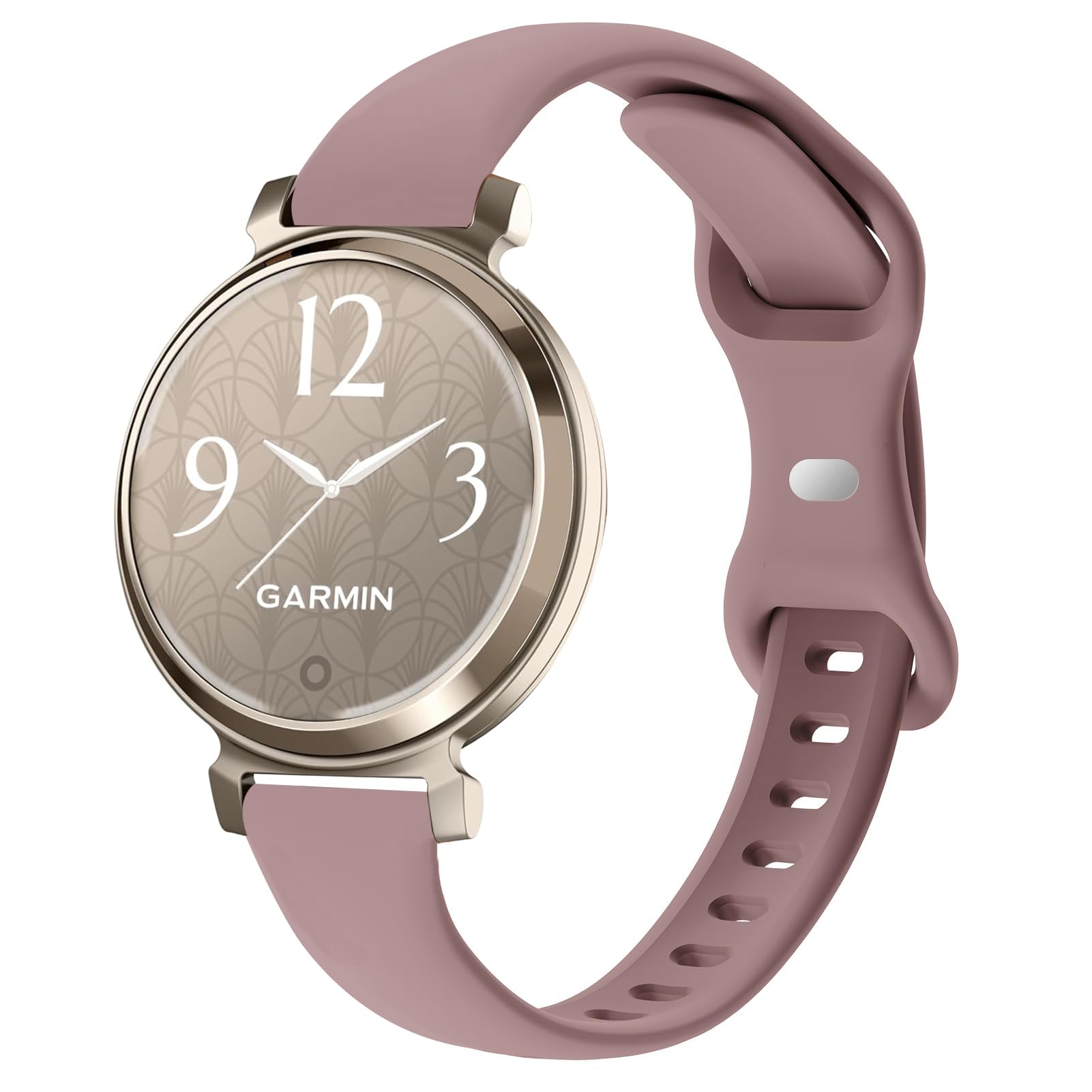 Slim Silicone Watch Bands Compatible with Garmin Lily 2, Thin Soft Narrow Sport Replacement Wristband Straps for Garmin Lily 2