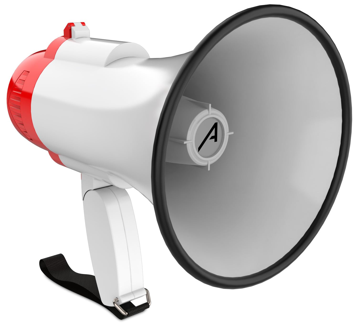Audibax Denton 10 - Megafono ergonomico da 10 W - Riproduzione MP3 - Registrazione vocale - Batteria ricaricabile - Fuzione della Sirena