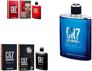 Cristiano Ronaldo CR7, Game On and Play It Cool Trio - Eau De Toilette Cologne Scent for Men - For the Outgoing, Energetic Man - From Original Men’s Fragrance Collection - 3 pc
