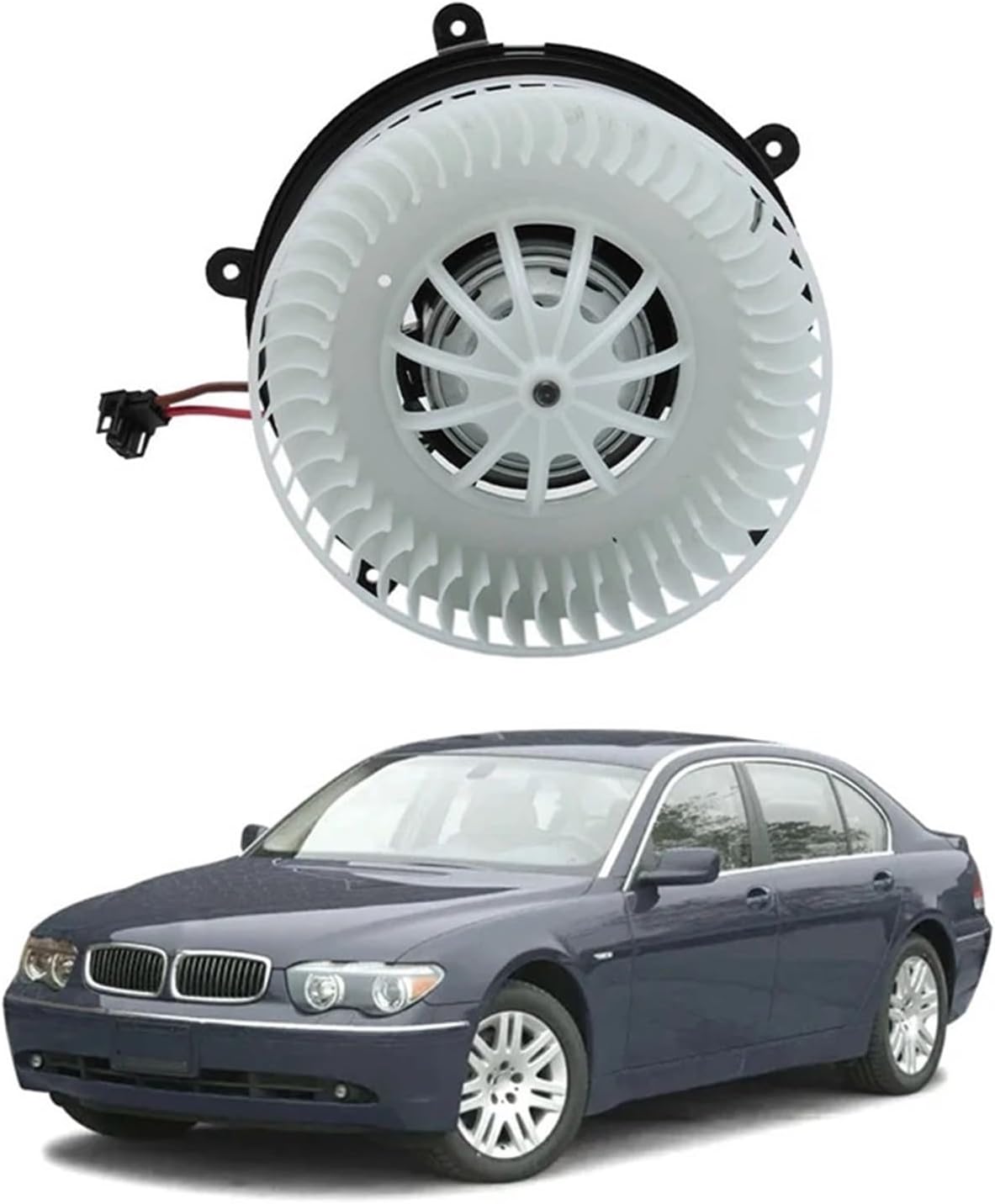 エアコンファンブロワーモーター部品 64116913401 1個 と互換性がある BMW 745Li 745I 750Li 750I