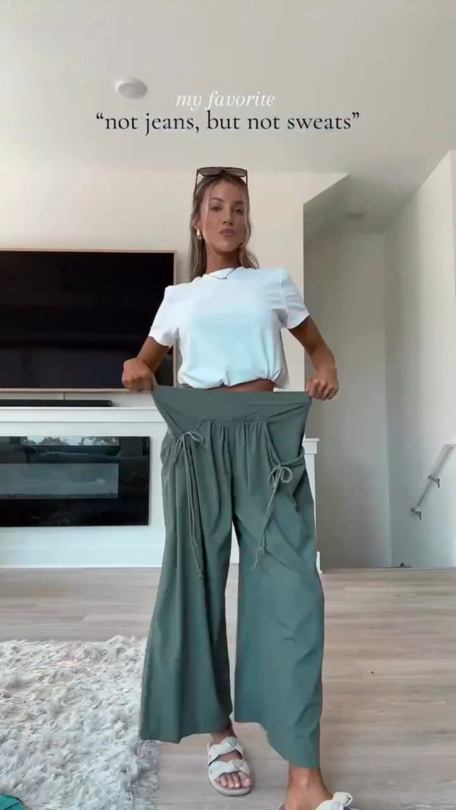 Amazon.com: Hooever Women's Loose Wide Leg Track Pants Drawstring