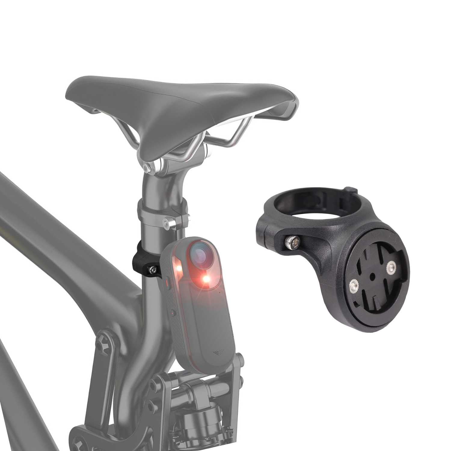 Support Guidon Vélo Pour Garmin Edge – Alliage Aluminium, Compatible 31,8 Mm Et 25,4 Mm – Pour GPS Et Caméra Sport