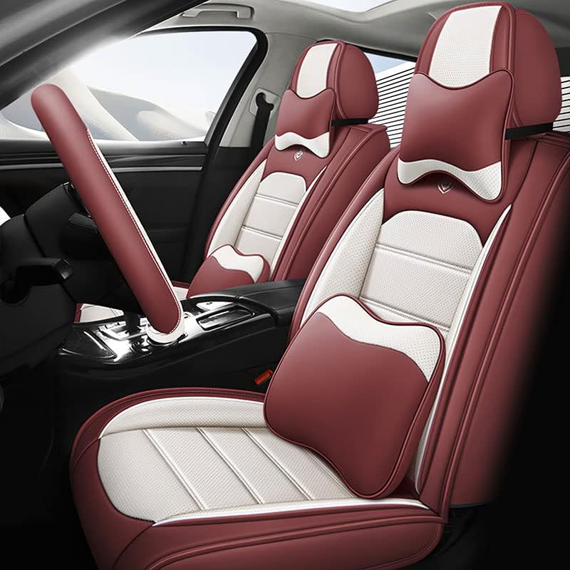 Vista 2 de JOJ Fundas de asiento de automóvil para Mazda Mazda2 2011-2014 fundas de asiento de automóvil de 2 asientos antideslizantes impermeables