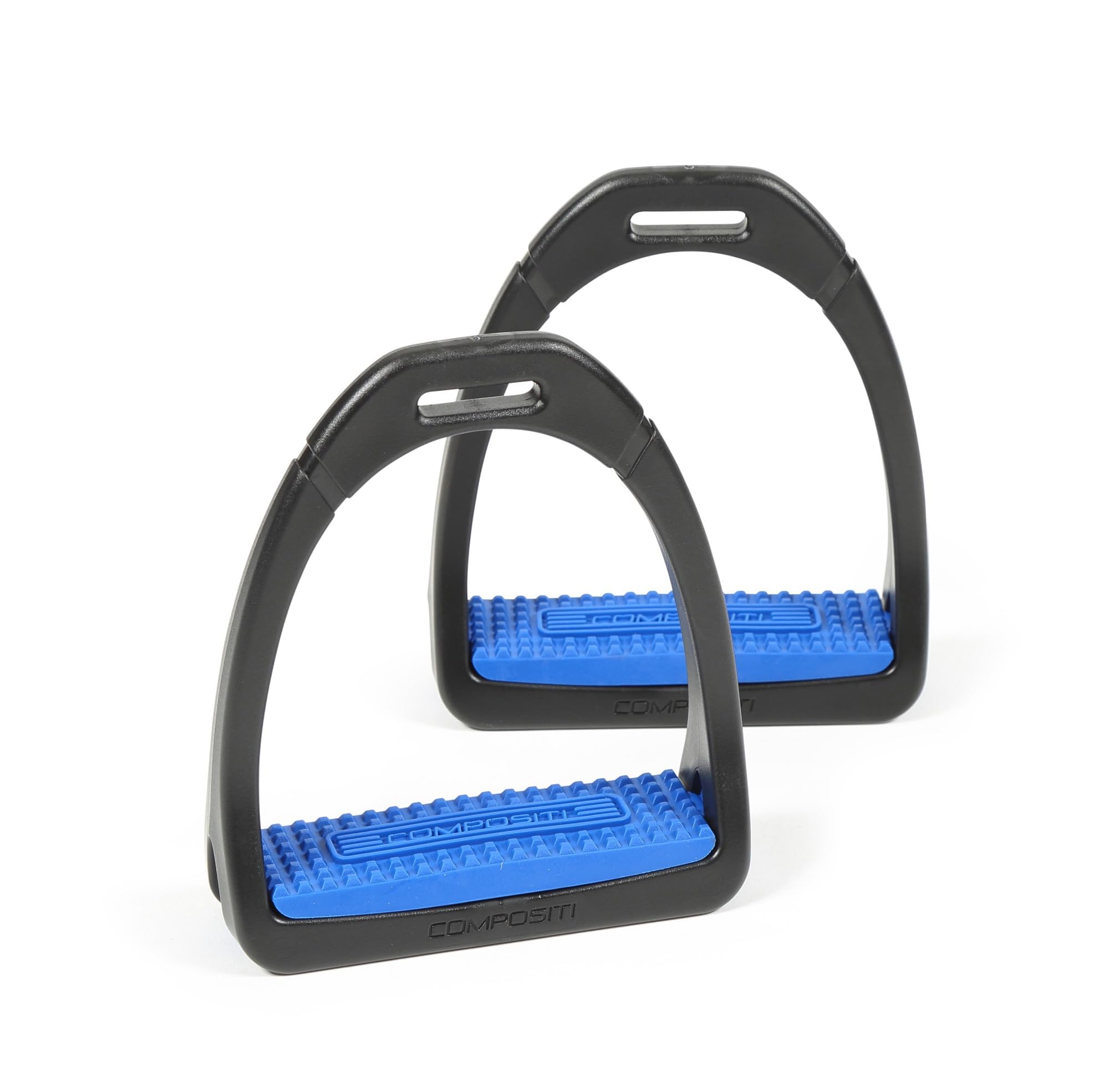 Shires Compositi Premium - Staffe da equitazione, Royal Blue