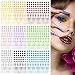 9 Fogli (4536 Pezzi) Adesivi Strass Autoadesivi, Gemme Colorate 6mm Per Scrapbooking E DIY Artigianato - 2