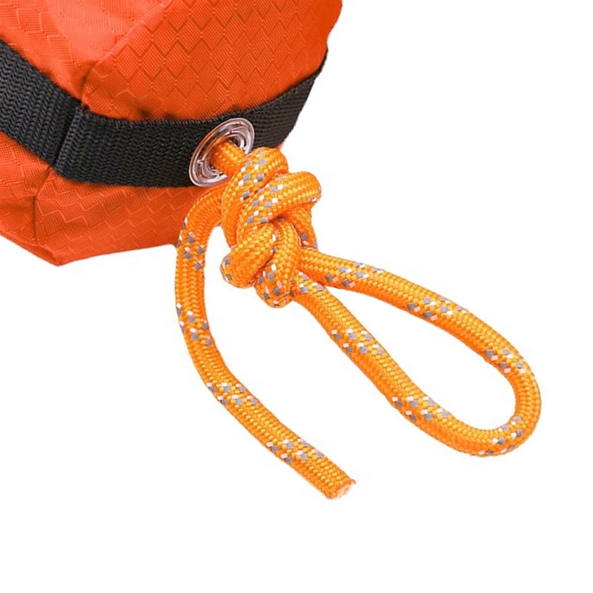 Schwimmender Wurfsack für den Außenbereich – Tragbare, gut sichtbare Wurfleine mit Seil für Camping, Rafting und Outdoor-Arbeit