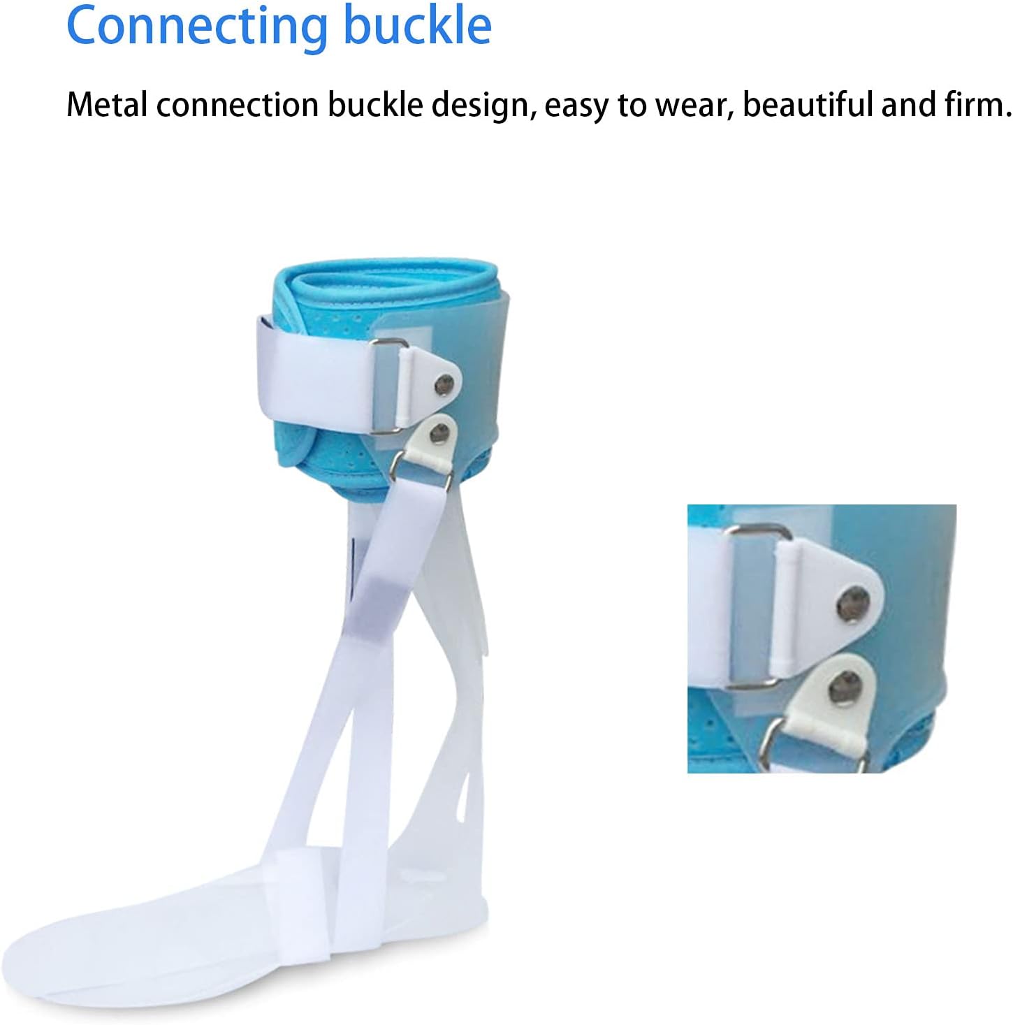 Drop Foot Brace Orthosis Foot Drop Orthosis Support for Drop Foot Tendon Contracture Disease Nerve Injury Rehabilitation Training Relieve Pressure Ankle Joint Fracture Recovery,Left,Lager