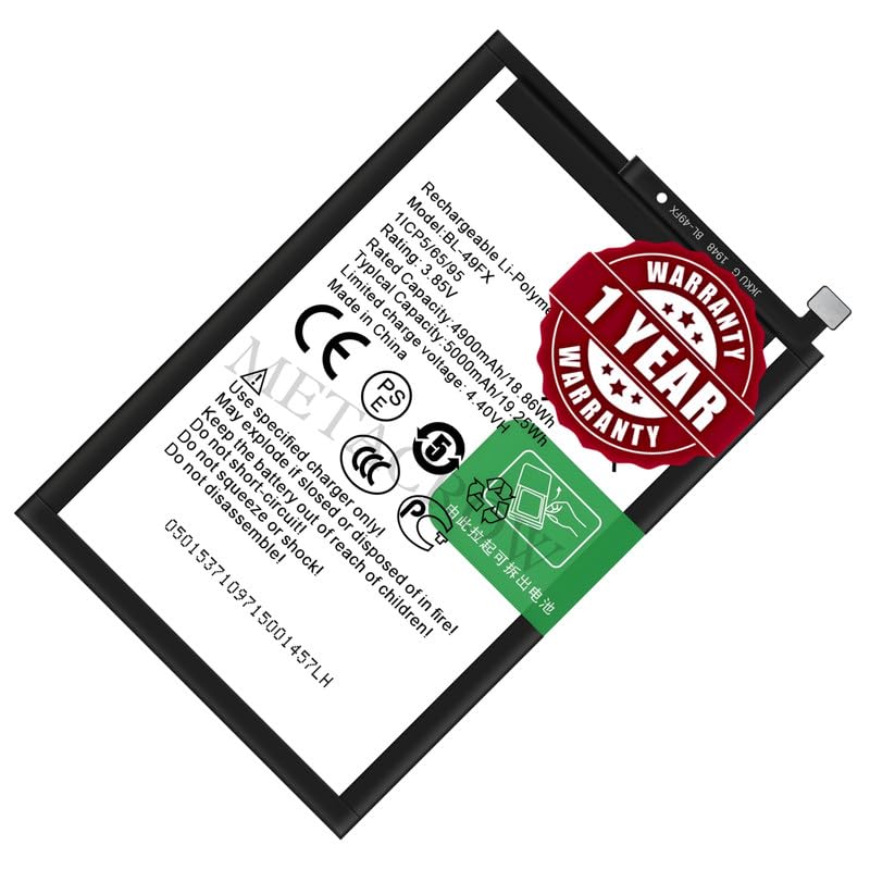 Image of Original BL-49fX Battery Compatible for Infinix Hot 9 Battery - (5000mAh) - 1 Year Warranty AB1