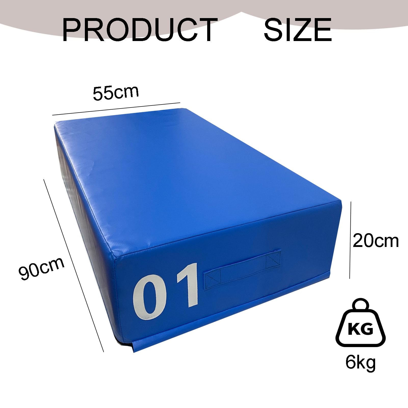 Caja de salto pliométrica – Caja de gimnasio apilable de espuma 4 en 1 para adultos, diseño antideslizante a prueba de golpes para un entrenamiento pliométrico eficaz