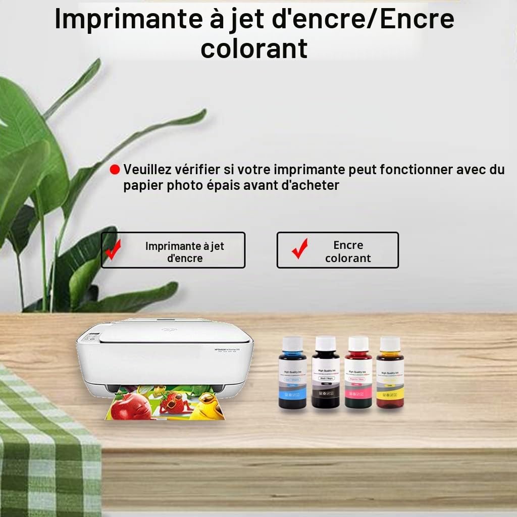 épais A3 Plus A3+ 13 x 19 double face mat – Papier photo 260 g/m² 60 feuilles de papier jet d'encre imprimable pour menu, calendrier imprimable à jet d'encre