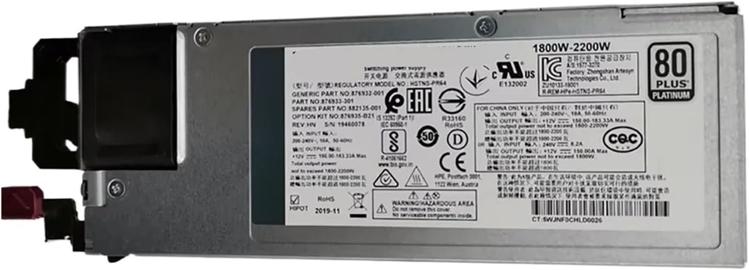 HP876932-001 876933-301 876935-B21 HSTNS-PR64 2200W Power Supply