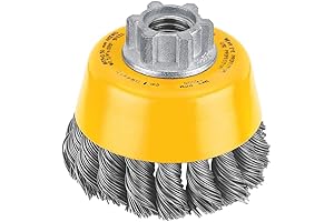 DeWalt DW4910 3&quot; Knotted Cup Brush for Thorough Rust Removal