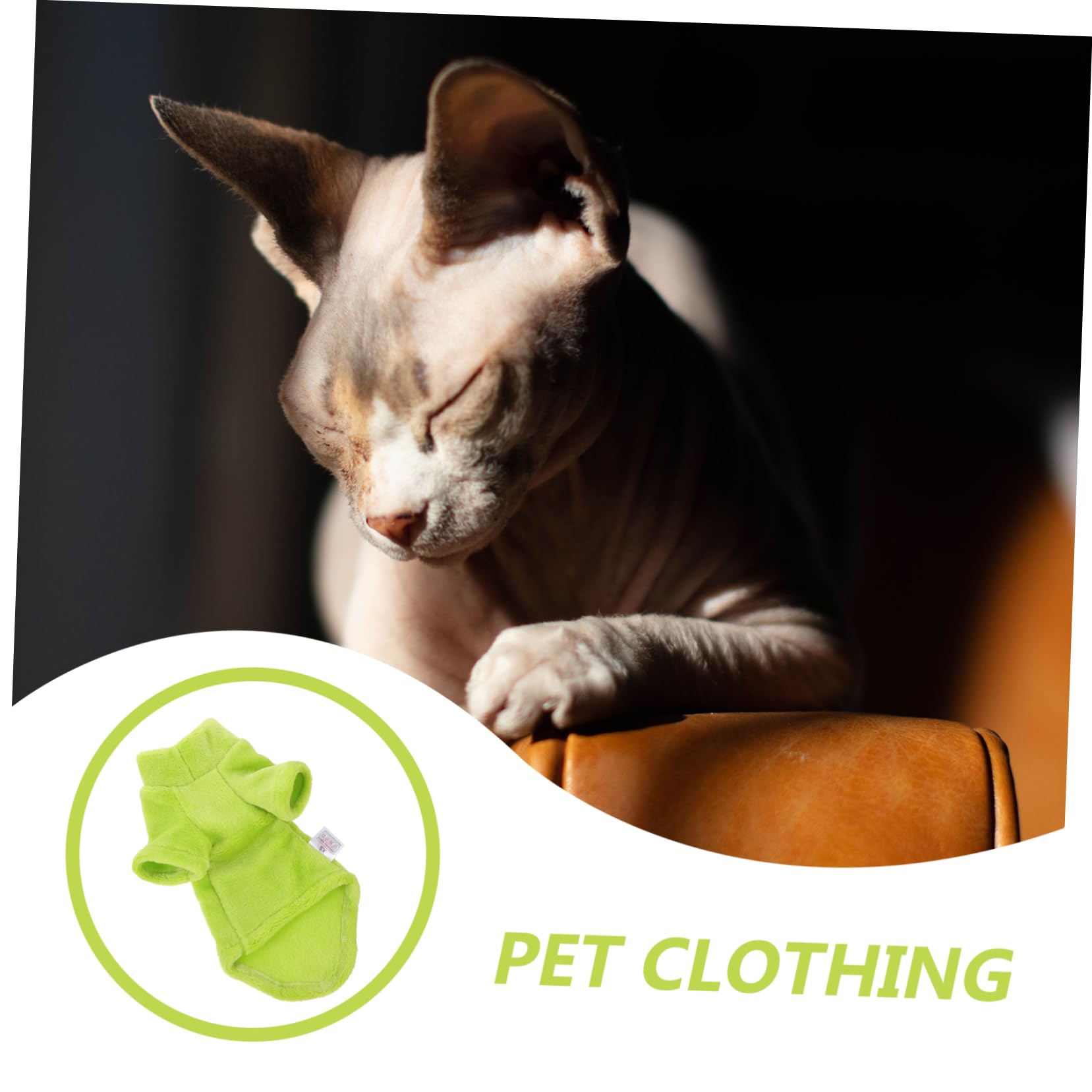 Manteau Hiver Pour Chat Sphynx Toyvian - Taille XS, Manches, Doux Et Chaud, Pour Chats Sans Poils