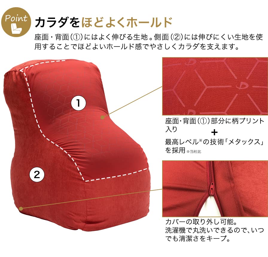 ファイテン L型ソファ メタックスパーツ phiten ビーズクッション Amazon.co.jp: phiten(ファイテン) L型ソファ メタックスパーツ
