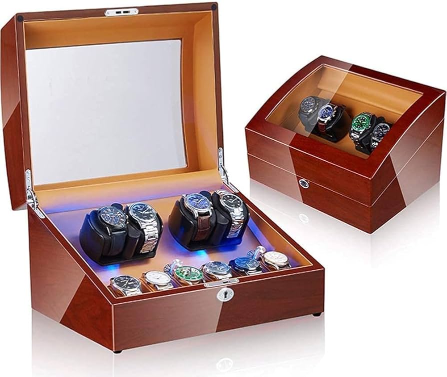 ウォッチワインダーウォッチ自動巻き時計ワインダーボックス4 +