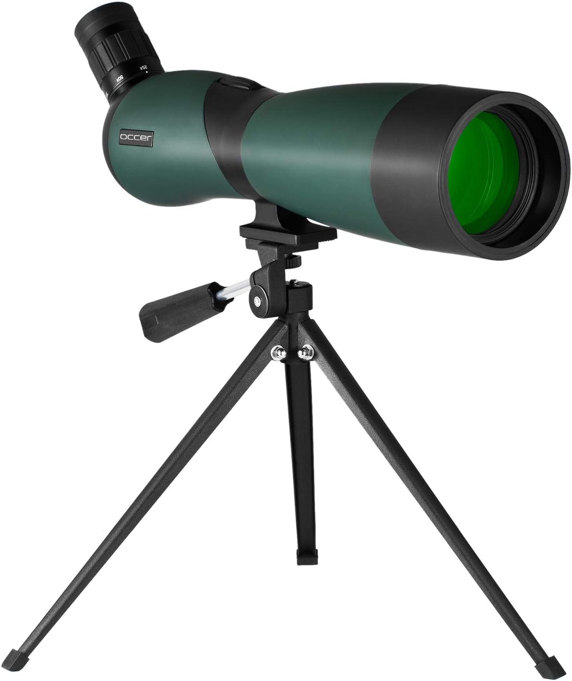 occer 25-75x70 Spotting Scope Telescope with Tripod,Long Eye Relief 45 Degree Angled Eyepiece Scopes,Waterproof Spotter Scope for Hunting,Target Shooting,Bird Watching,Archery,Wildlife-with Carry Case