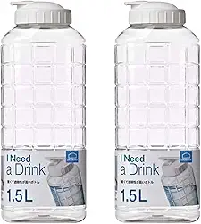 Kit 2 Garrafas Plásticas de Água para Geladeira Lock&lock 1,5l