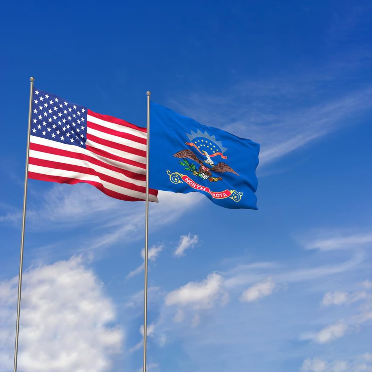 Durable North Dakota Flag